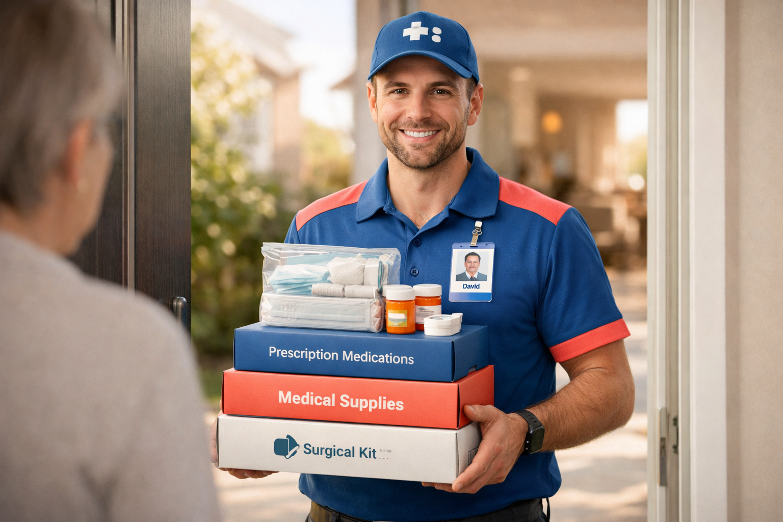 Medicine and surgical supplies delivery